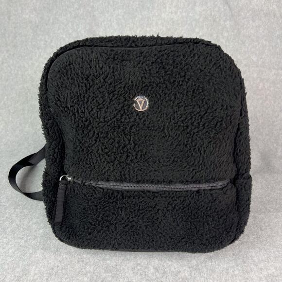 ivivva athletica by lululemon backpack Lululemon Ivivva Black Lead With Love Sherpa Mini Backpack
